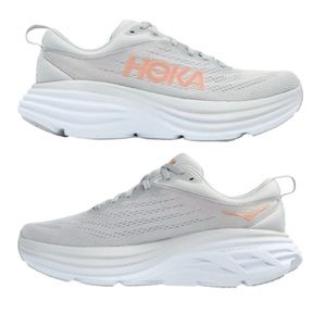 Women's HOKA One One Bondi 8 in Harbor Mist, Lunar Rock - 1127952 HMLR (Sz 6.5B)